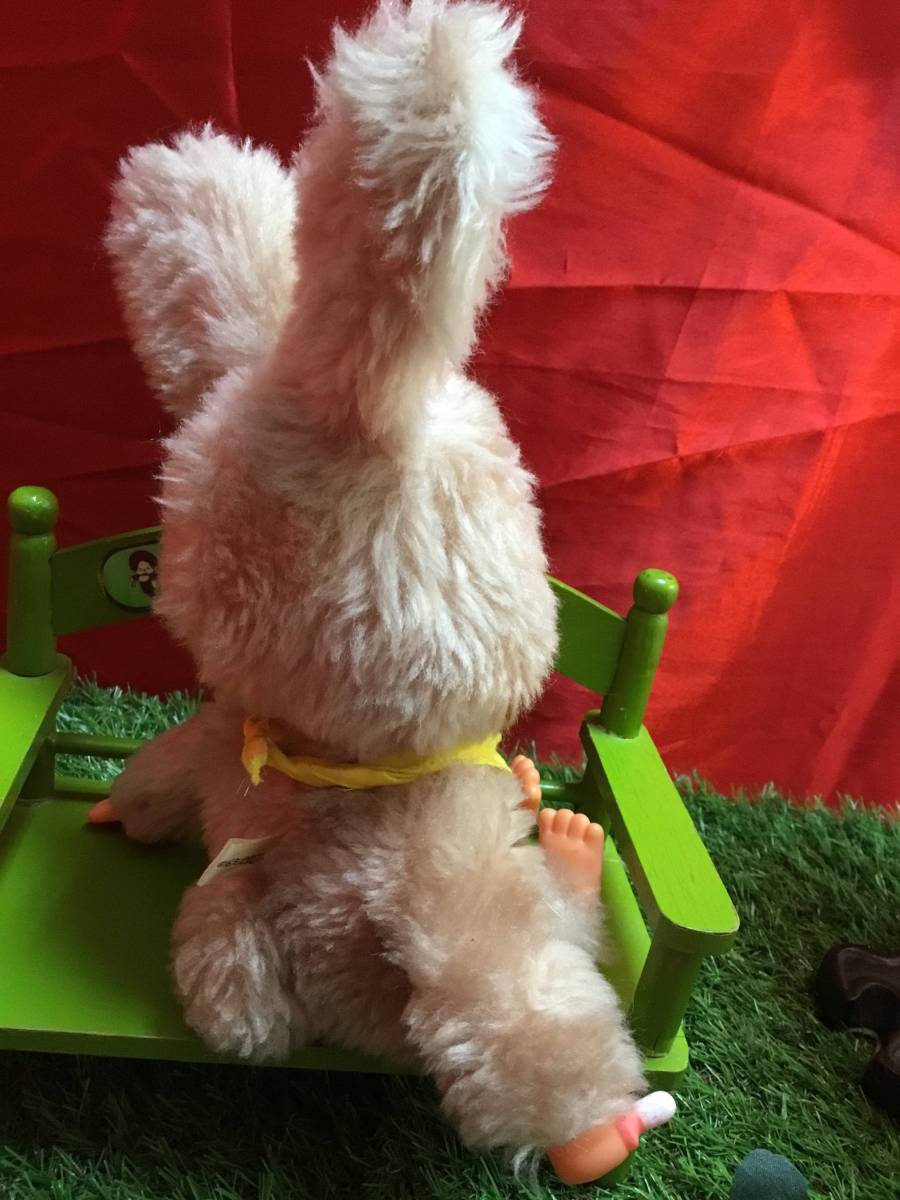 昭和レトロ○ふたごのモンチッチ のお友達○ウサギのチムたん うさぎ