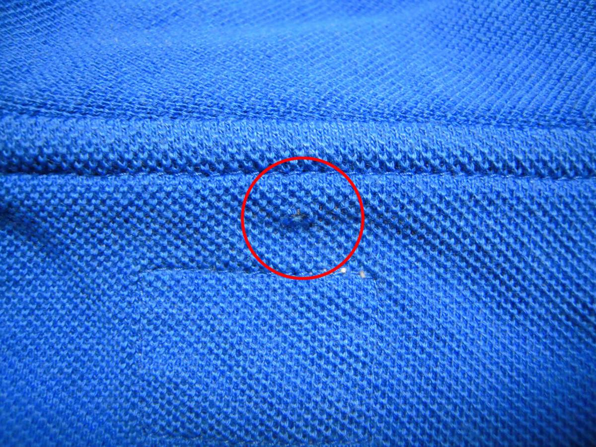 TENDERLOIN テンダーロイン ワークシャツ ピケ ワッペン ブラック ★美品★ TENDERLOIN(テンダーロイン) WORK POLO ポロシャツ 青 S M