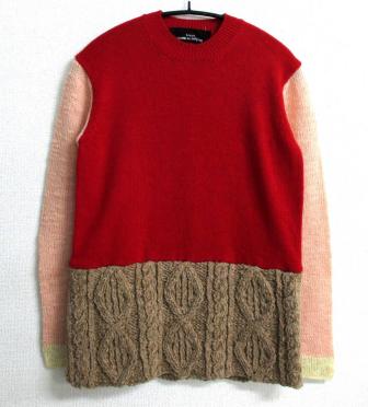 新作登場，人気SALE tricot COMME des GARCONS トリココムデギャルソン 切替ローゲージ ニット シルク混紡ウール AD2000(長袖セーター)｜売買されたオークション情報、yahooの商品情報をアーカイブ公開 - オークファン 女性用