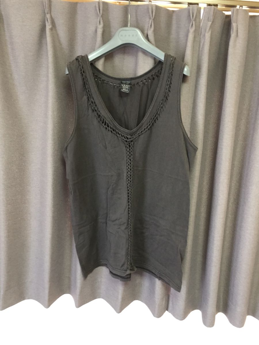 ナンバーナイン タンクトップ美品 編み込み カットソーTシャツドッキングジャケットスタジャン