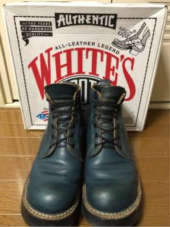 限定セール，新品 ホワイツ WHITE'S ブーツ セミドレス 8.5E USA ブルーブーツ 1000円スタート(ホワイツブーツ)｜売買されたオークション情報、yahooの商品情報をアーカイブ公開 - オークファン ホワイツブーツ