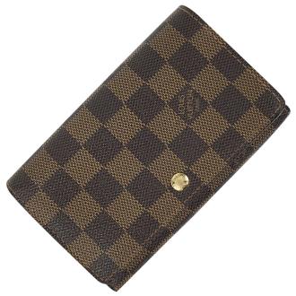 100%新品，人気SALE オススメ ルイ ヴィトン ポルト モネ ビエ トレゾール レディース 茶 Bランク(ダミエライン)｜売買されたオークション情報、yahooの商品情報をアーカイブ公開 - オークファン 服飾小物