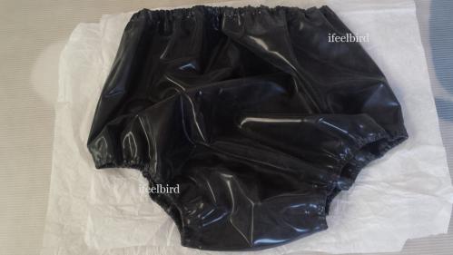 ラテックス　ラバー　BDパンツ　S-M/1.6mm/0.6mm/ブラック 黒 ラテックス ラバー パンツ latex ブルマタイプ UK : | ラテックス