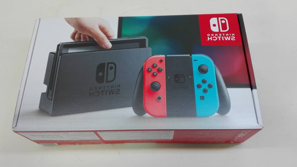 箱凹みあり Nintendo Switch Joy-Con(L) ネオンブルー/(R) ネオン