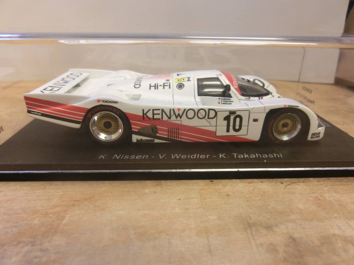 SPARK KB KENWOOD PORSCHE 962 C No10 LM 1987 1/43 KBS024 ポルシェ