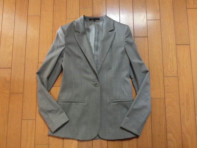 未使用 Theory セオリー の 1B グレー サイドベンツ テーラード 
