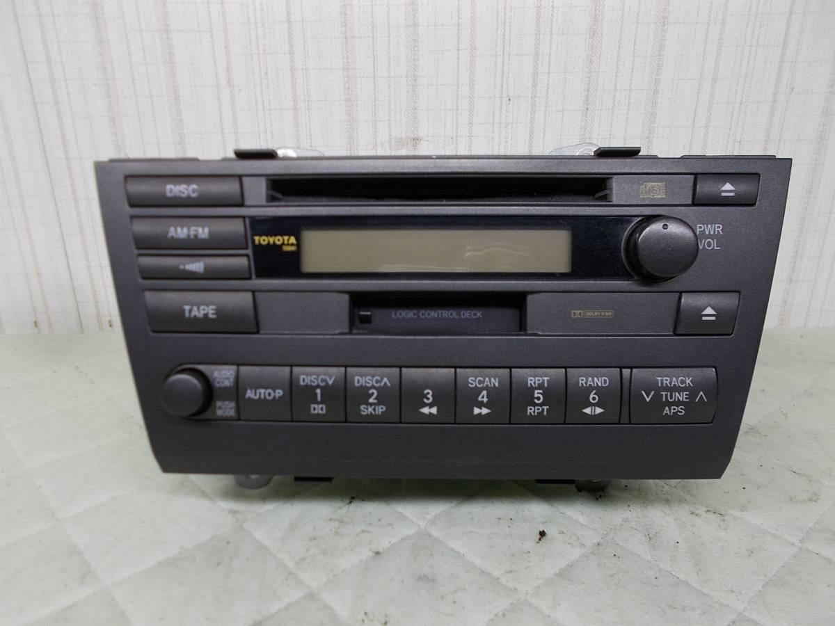 カーラジオ ☆JZX110 マークⅡ 純正 オーディオ CD/カセット/ラジオ 86120-2A431