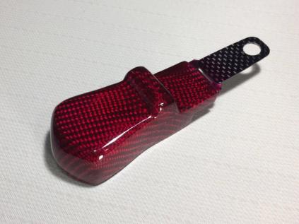 AE86 cfrp製 カーボンターミナルカバー赤 レビン トレノ