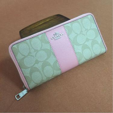  コーチ 長財布 COACH 財布 F52859 ピンク(女性用財布)｜売買されたオークション情報、yahooの商品情報をアーカイブ公開 - オークファン 服飾小物
