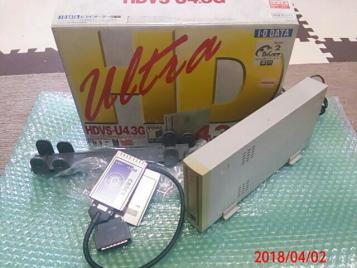 アイ・オー・データ機器／HDVS-U4.3G/AP／ハードディスク故障／ジャンク