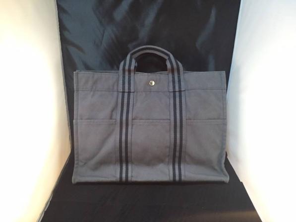 定価5万円! HERMES エルメス フールトゥ トートバッグ キャンバス