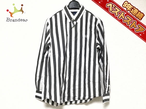  フレッドペリー FRED PERRY トップス 長袖シャツ サイズS 黒&times;白 メンズ ストライプ(その他)｜売買されたオークション情報、yahooの商品情報をアーカイブ公開 - オークファン その他