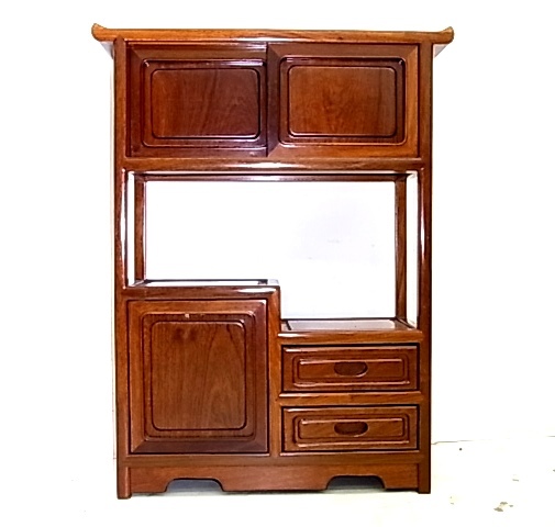  ab3680 唐木 小棚 茶棚 飾り棚 小ぶり(飾り棚)｜売買されたオークション情報、yahooの商品情報をアーカイブ公開 - オークファン 飾り棚