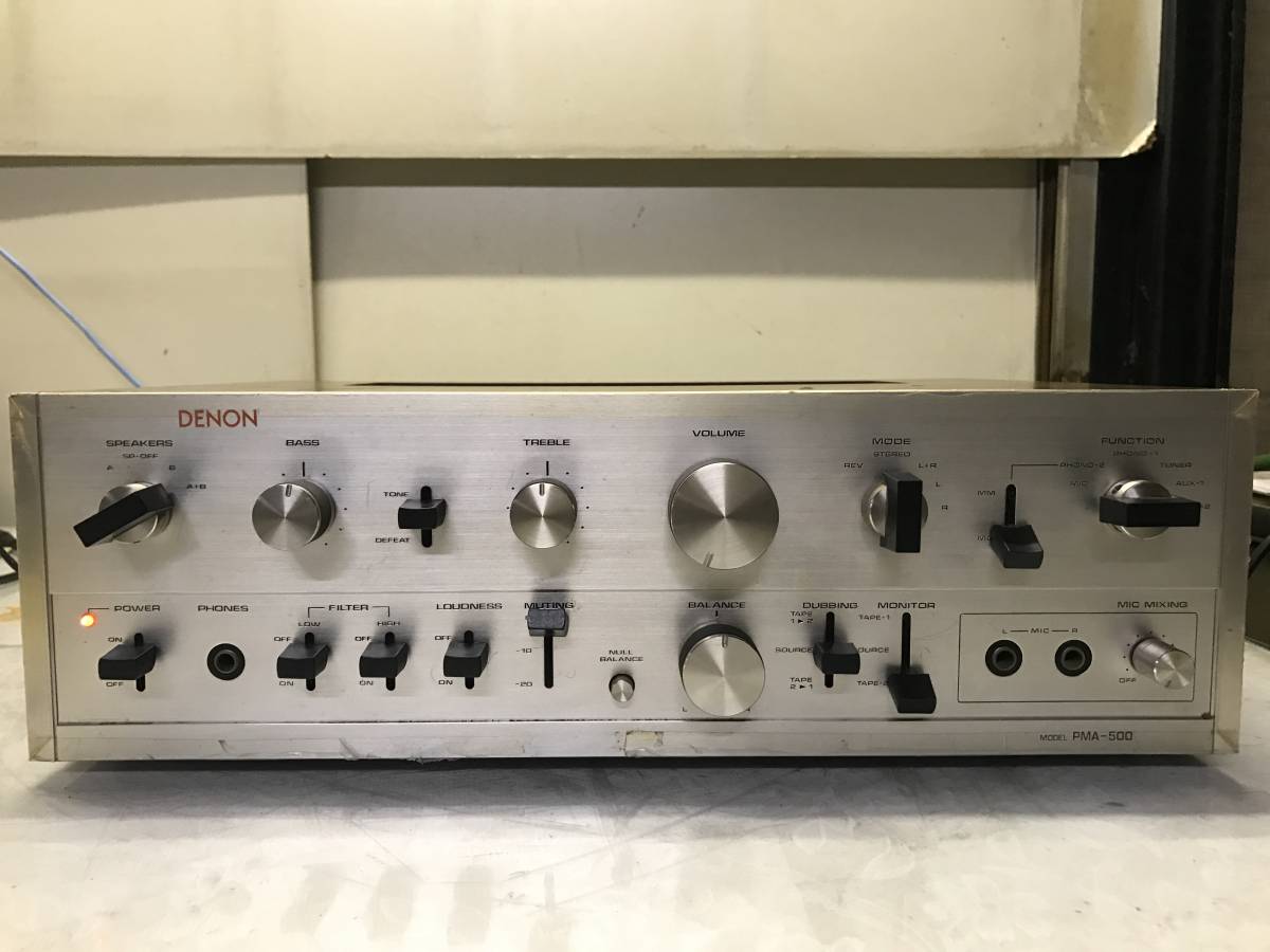 DENON デノン PMA-500 プリメインアンプジャンク品 家電、AV
