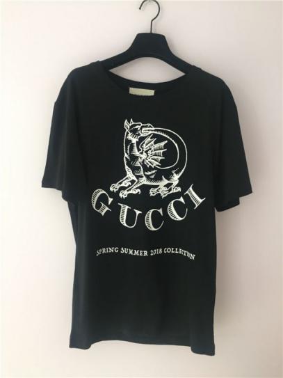 新品，2025 2018SS グッチ GUCCI グッチ ロゴプリント Tシャツ ドラゴン サイズS コットン 半袖 男女兼用 大 ブラック(メンズファッション)｜売買されたオークション情報、yahooの商品情報をアーカイブ公開 - その他