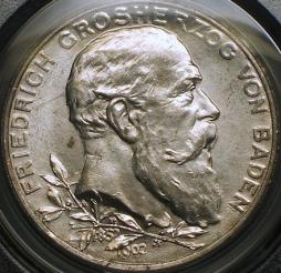 【ドイツ大型銀貨】（PCGS-MS63 1902年 PCGS記録43位）