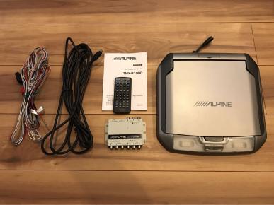 アルパイン TMX-R1000 10.2インチ フリップダウンモニター Alpine TMX