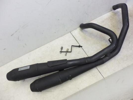 XL883 XLH1200 XL1200 スポーツスター 03年まで KERKER カーカー ２本出し メガホン マフラー 良品 迅速出荷 代引き対応可能【S185】