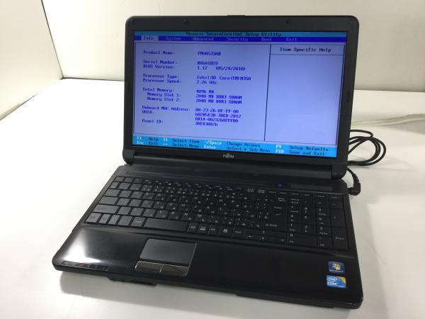 富士通 - AH530⁄3A ジャンク LIFEBOOK AH530 Fujitsu 中古 2.26GHz