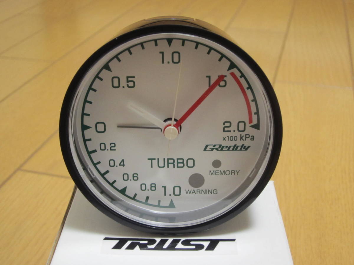 GReddy TRUST 希少 ブーストメーター型 クロック アラーム 時計 