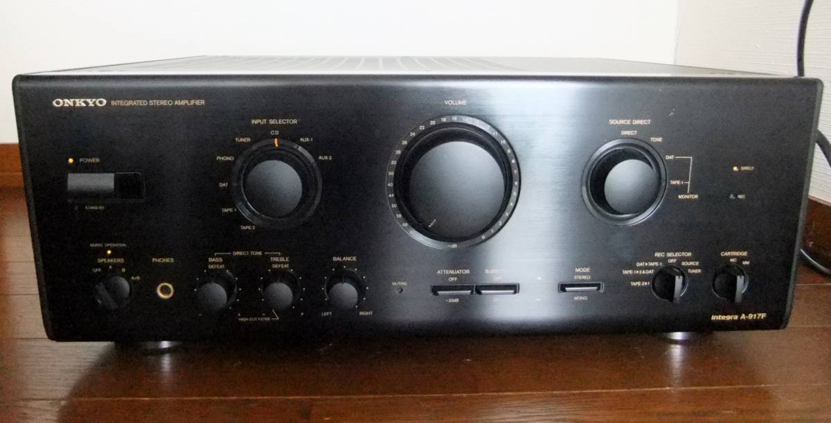 ONKYO Integra A-917F ジャンク 通電は確認しました 【公式通販】