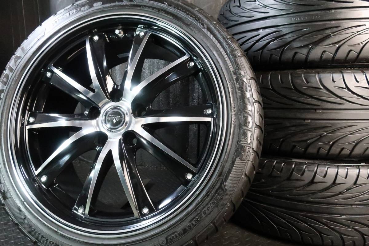 人気のブラポリ TOPY DORFREN VERIOS/ドルフレン ベリオス 18×8J +45 