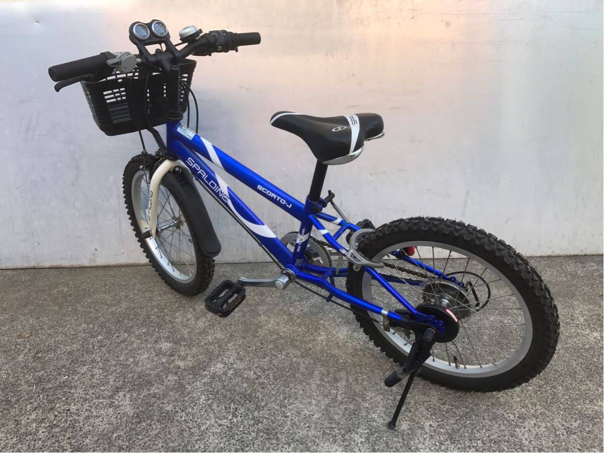 スポルティング自転車 18インチ ☆SPALDING/スポルディング☆ SCORTO-J 18インチ 子供用自転車 6段変速