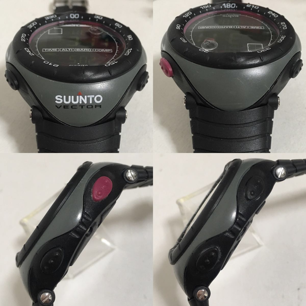 SUUNTO VECTOR BLACK×Gray スント ベクター ブラック×グレー 反転液晶 