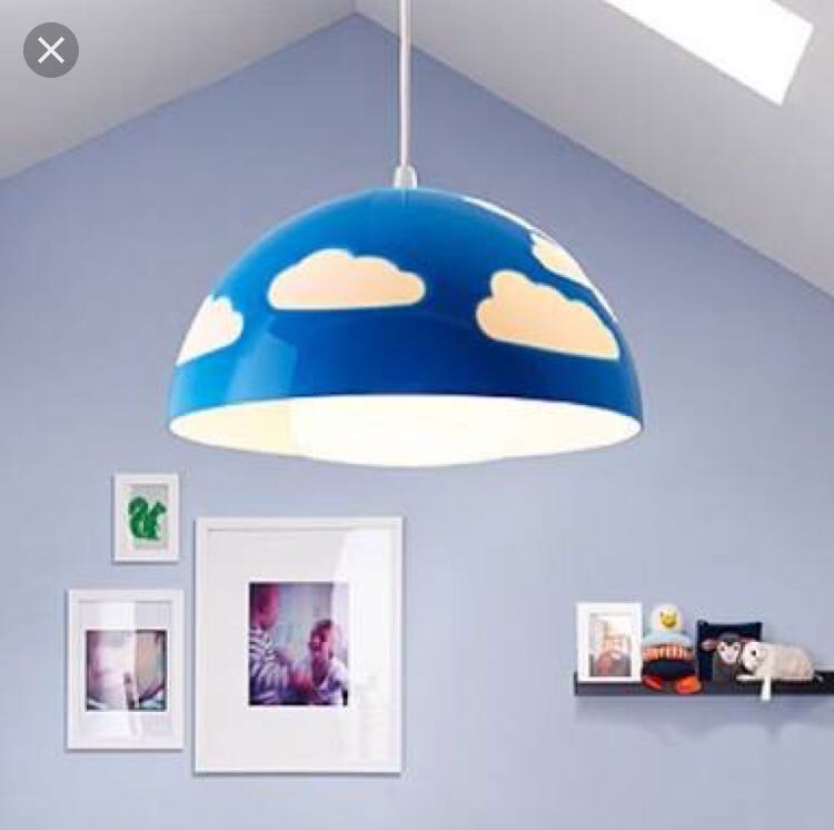 Ikea イケア Skojig スコジ 廃盤 ペンダントランプ 照明 カバー シェード 電気 傘 海外子供部屋 ブルー 青 雲 洋風 売買されたオークション情報 Yahooの商品情報をアーカイブ公開 オークファン Aucfan Com