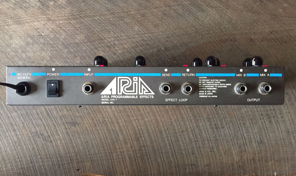 Aria APE-1 ジャパンビンテージマルチエフェクター ARIA Aria APE-1