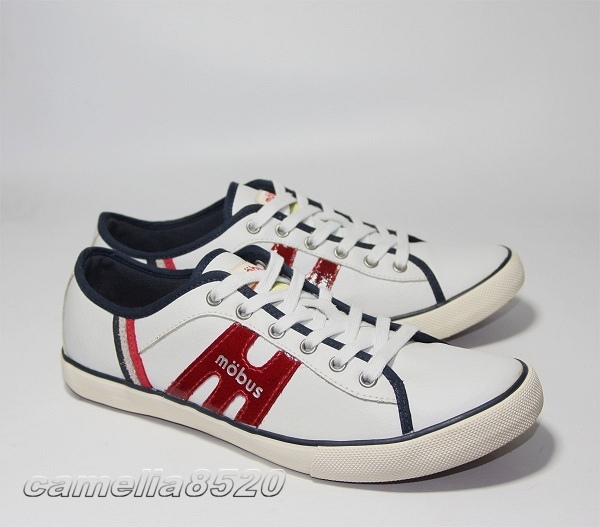 【未開封】MONARCHS モナークス3種 黒、赤、白 スニーカー モーブス メンズ mobus ホワイト トリコ WHITE JAN ヤン