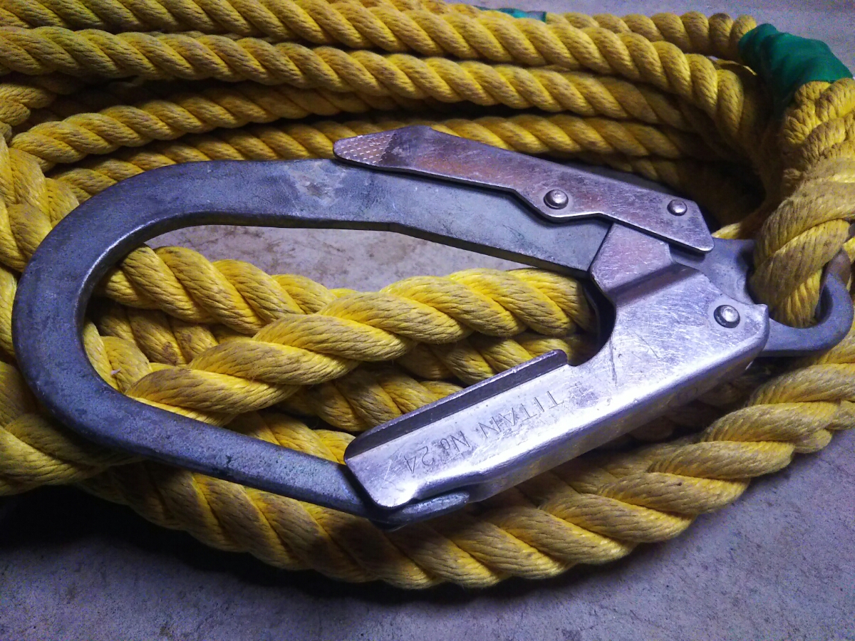 ★親綱ロープ約10.3m★緊張器★中古品★