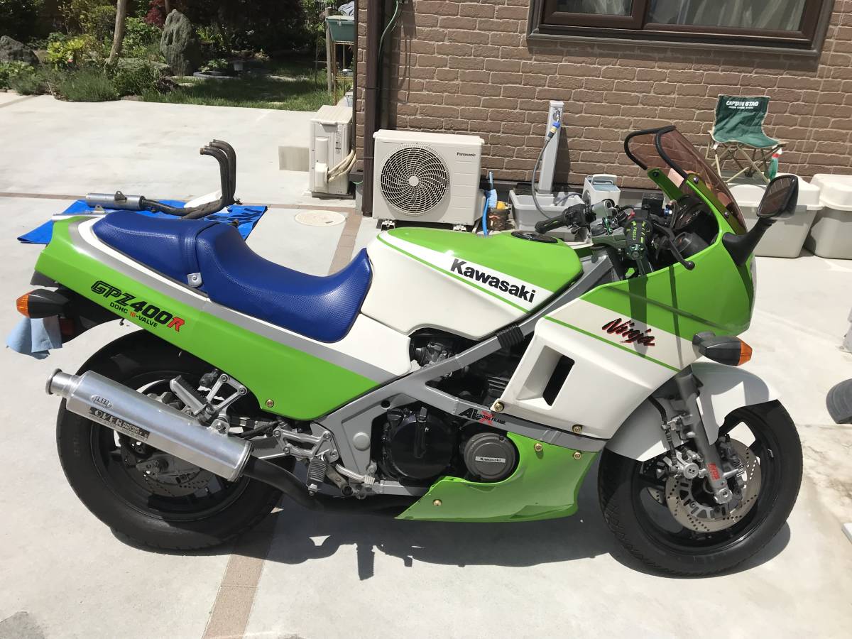 GPZ400R ライムグリーン (251cc-400cc)｜売買されたオークション情報