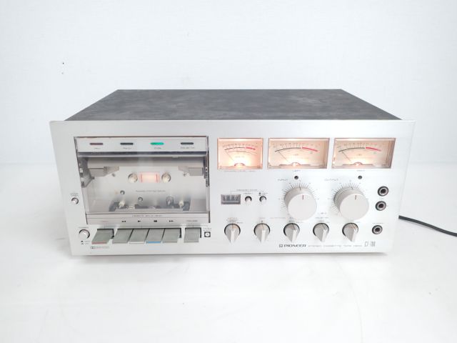 CT-700 PIONEER パイオニア Pioneer カセットデッキ 実機の写真で外観