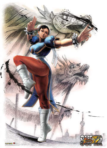 ストリートファイター春麗タペストリー スーパーストリートファイター IV 春麗 タペストリー グッズ 80x110cm