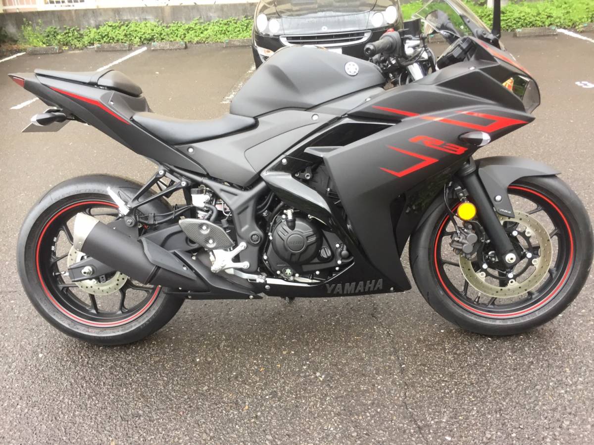 YAMAHA ヤマハ YZF-R3 2017年モデル ABS マットブラック 新古車 