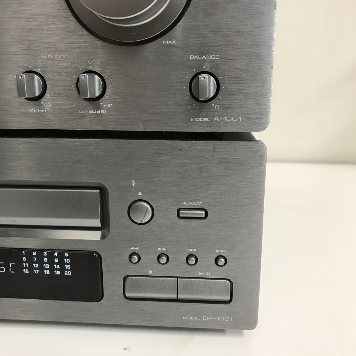 ケンウッド　プリメインアンプA-1001 CDプレイヤーDP-1001セット ケンウッド プリメインアンプA-1001 CDプレイヤーDP-1001セット