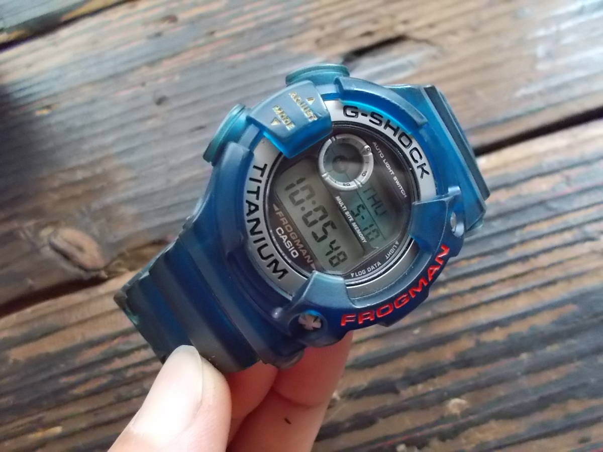 カシオ CASIO G-SHOCK フロッグマン FROGMAN DW-9900 200m防水 チタン 