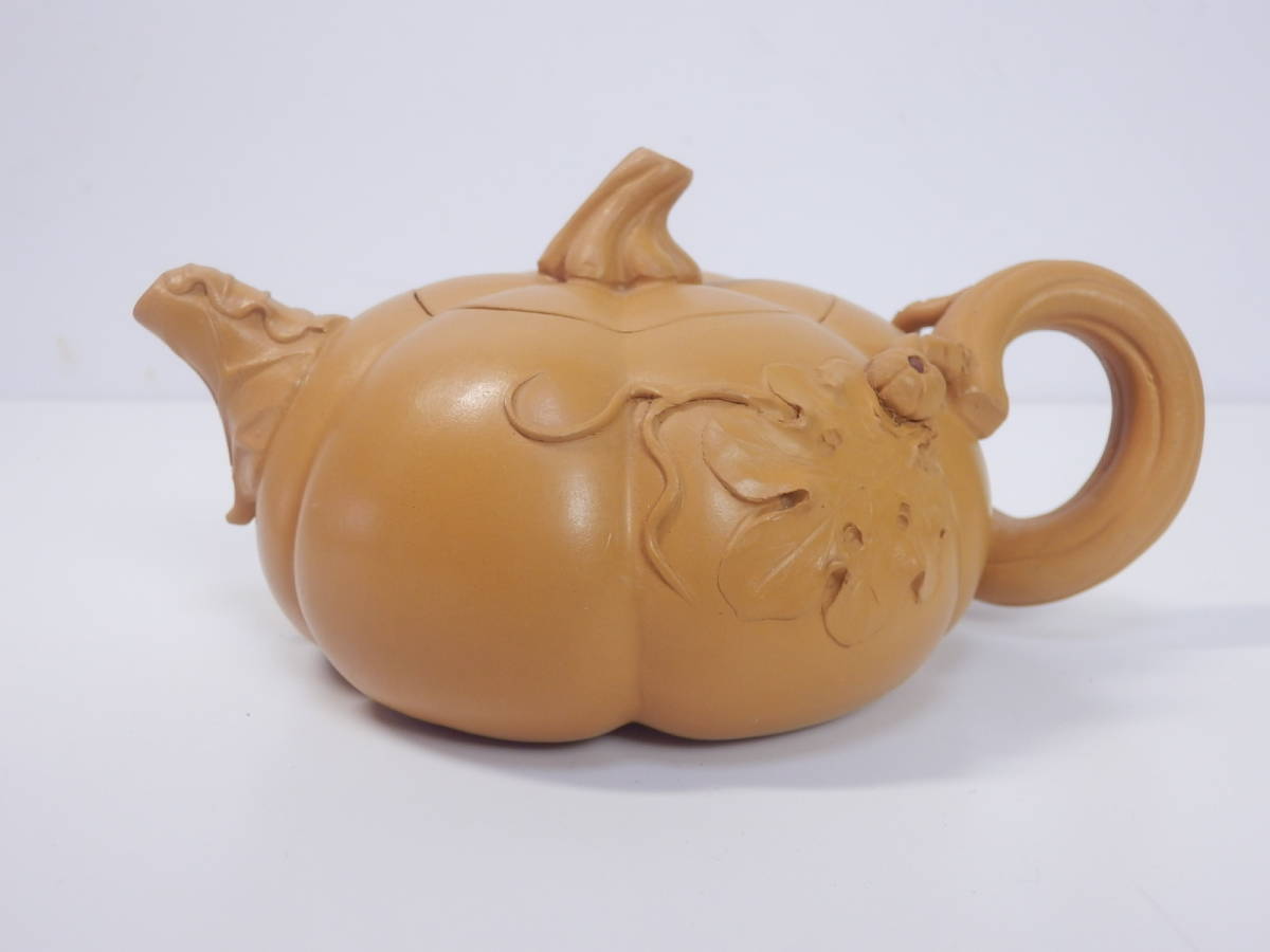 宜興現代紫砂名壺 汪寅仙 南瓜壺 国家級工芸美術大師 2018年2月天逝