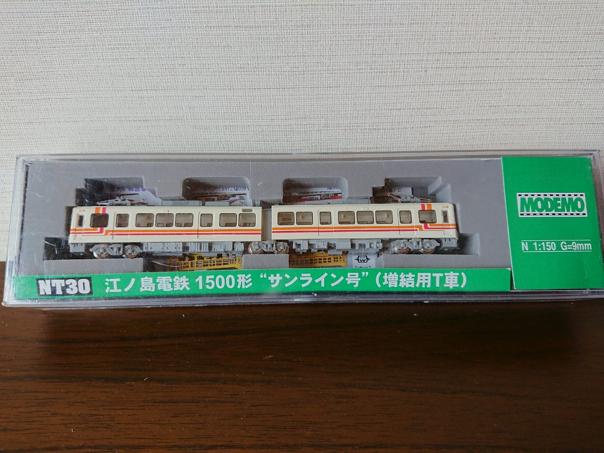 MODEMO モデモNT30 江ノ島電鉄1500形 サンライン号 (増結用T車)