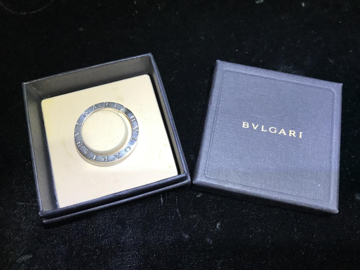 BVLGARI ブルガリ キーリング SV925 箱付き 10g 中古品 RA-08 BVLGARI 