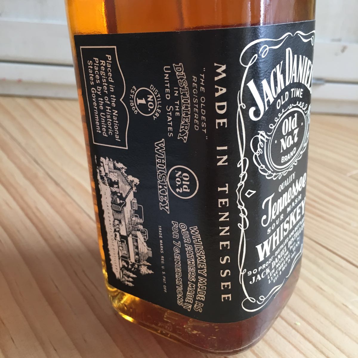 未開栓古酒ジャックダニエル特級時代青封印1973年製造 超希少