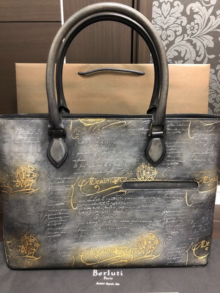 Berluti ベルルッティベルルッティ アルミニウム グレー トート トゥ