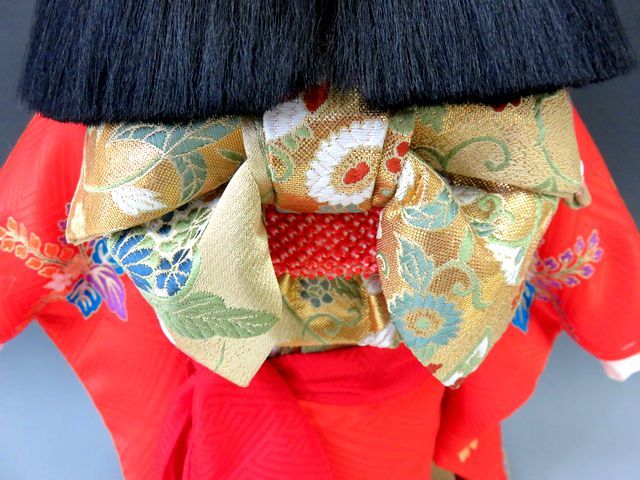 市松人形 元賀章介作 正絹京友禅 市松人形 ◇ 元賀章介 作 市松人形 元賀章介作 正絹京友禅 市松人形 ◇ 元賀章介 作