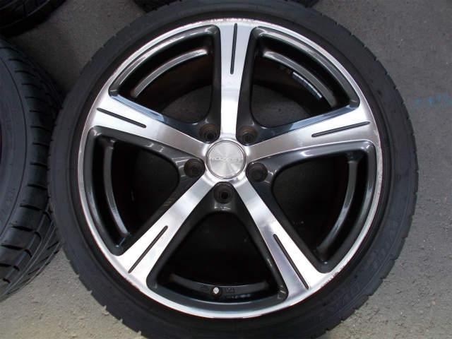 タイヤ付き社外ホイール4本セット MANARAY ROZEST 18×7 1/2J +55