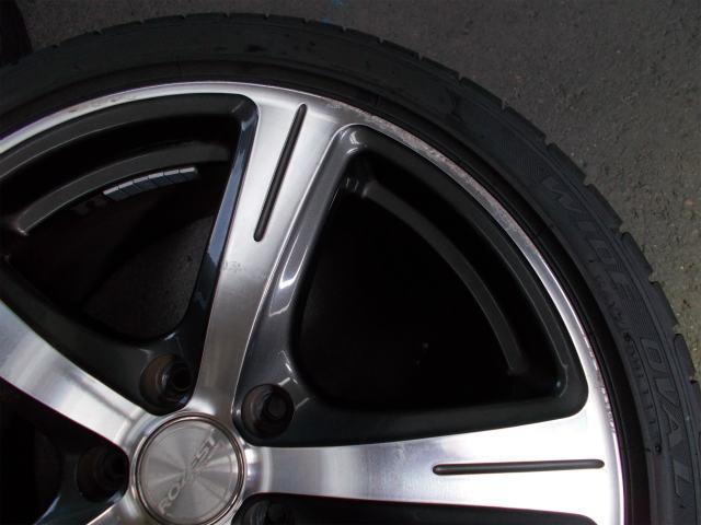 タイヤ付き社外ホイール4本セット MANARAY ROZEST 18×7 1/2J +55