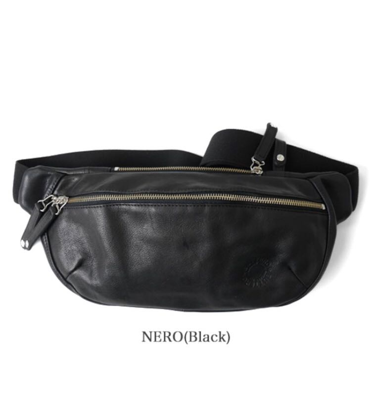 美品】BUTTERO ブッテロ レザーボディバッグ ウエストポーチ 