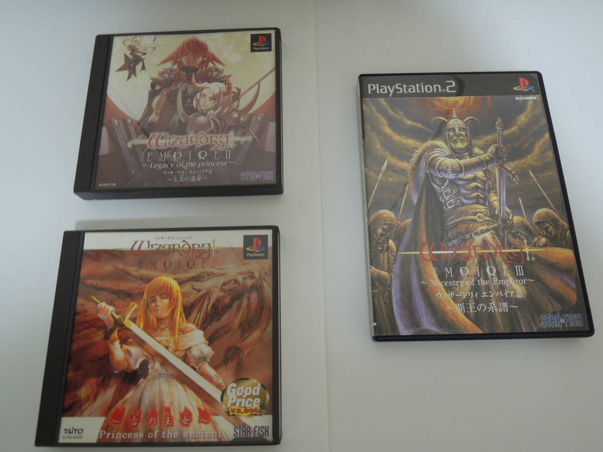 ウィザードリィ PS⁄PS2 PS2 Book ~覇王の系譜 PS2ソフト 動作保証品 PS2