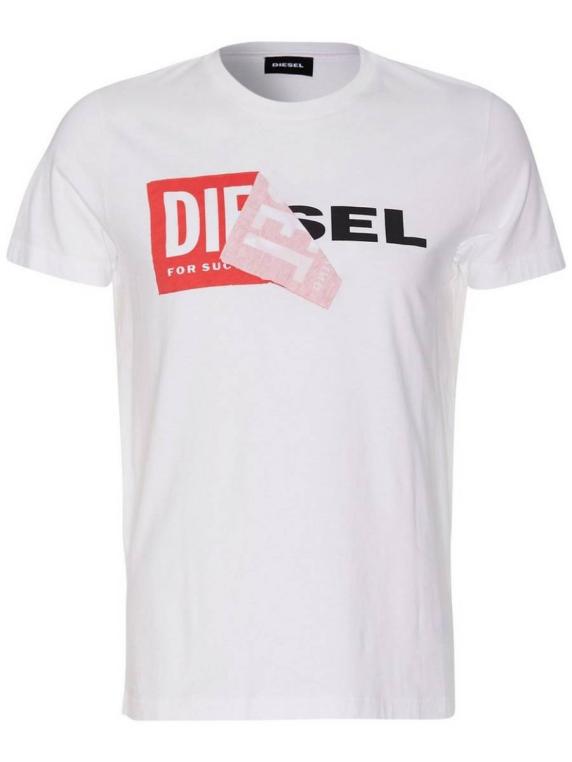 * 正規品 DIESEL T-DIEGO-QA ディーゼル Tシャツ M / White *