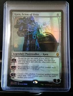 MTG】ウルザの後継、カーン / Karn， Scion of Urza【FOIL - 英語版
